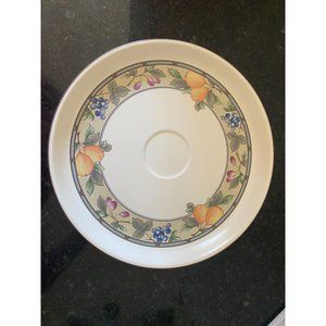 Mikasa Intaglio Garden Harvest Chip Dip Platter 14 1/2” CAC29, No Dip Bowl